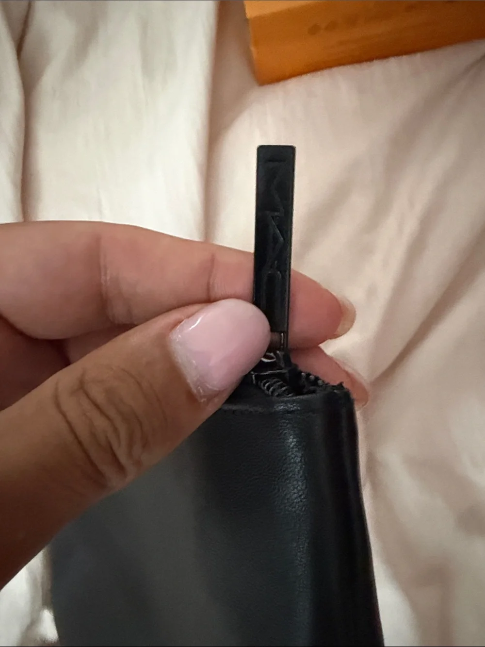MAC Cosmetics Black Zippered Makeup Pouch